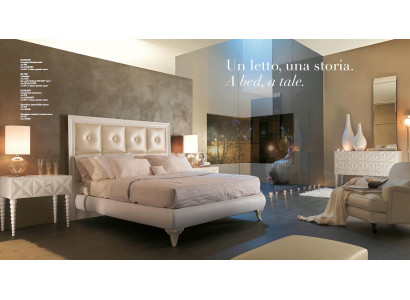 Double bed Classic Beds Bedroom Furniture Solid wood Bizzotto Bed Italy