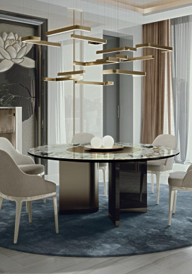 Luxury chandelier Chandelier Ceiling lamp Ceiling light Designer Lamp Silver