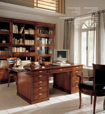 Desk Table Italian Furnishings Furniture Solid Wood Office Secretary new