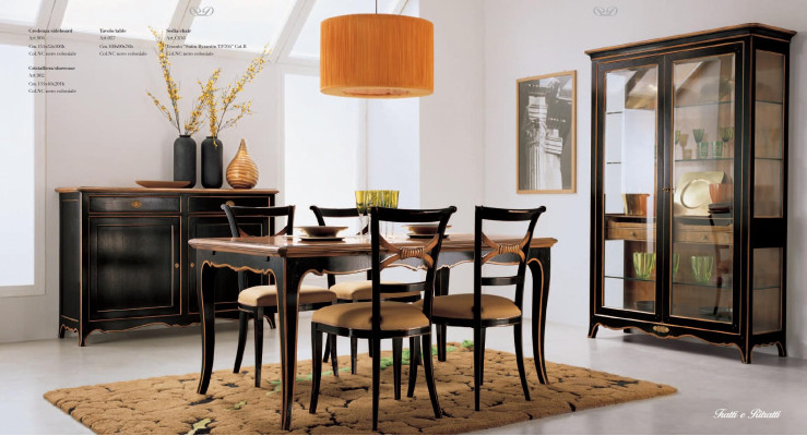 Display case Living room Furniture Sideboard Solid Wood Display cases Glass Wardrobe Real wood