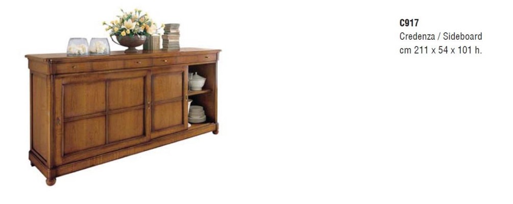 Furnishings Shelves Showcases Sideboard Display case Buffet Cabinets Italian Furniture