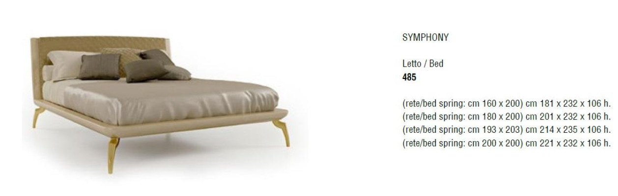 Double bed Double Bizzotto Furniture new Design Bedroom Italian Furniture new