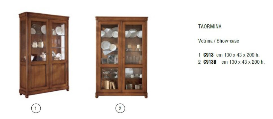 Glass showcase cabinets Italian furniture glass cabinets living room cabinets