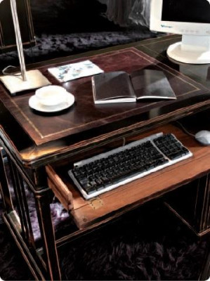 Italian Furniture Chair Set Office 2pcs Table Desk Secretary Desks