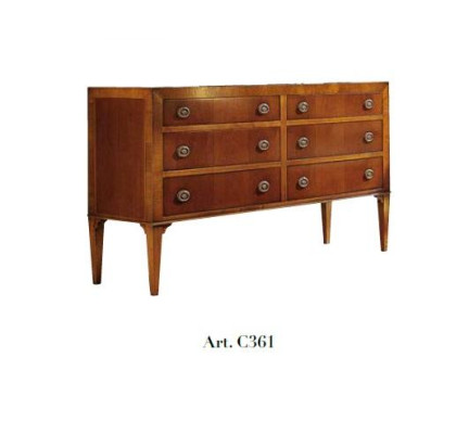 Luxury set 2 pieces. Chest of drawers Mirror Group Wood Console Chests of drawers Wardrobe Classic