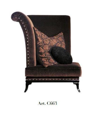 Armchair Fabric Luxury TV Couch 1 Seater Sofa Relax Lounge Club Upholstery Design