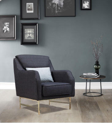 Black & White Couch Set 3+3 Seater Stylish Single Seater Armchair Sofas