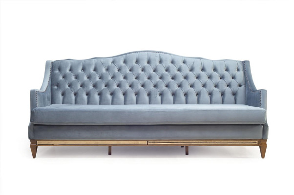 Luxury Furniture Upholstery Couch Wood Italy Upholstery Sofa Classic Couches
