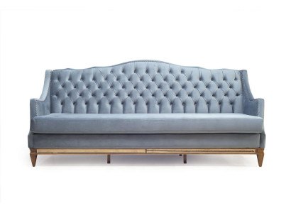 Luxury Furniture Upholstery Couch Wood Italy Upholstery Sofa Classic Couches