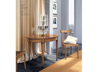 Dining table Table Real Wood Tables Real Wood Classic Baroque Antique Style Round