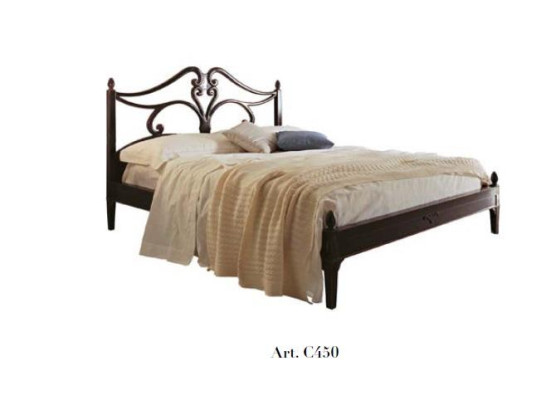 Bed frame e Double bed Luxury Beds Wood Bed Frame Brown Design Classic new