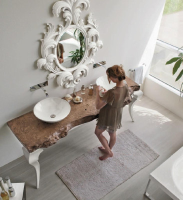 Round Mirror Classic r Design Wall mirror round Wall mirror new White Italy