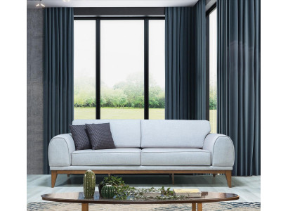 Gray luxury sofa designer 3 seater couch living room 3 seater leather sofas