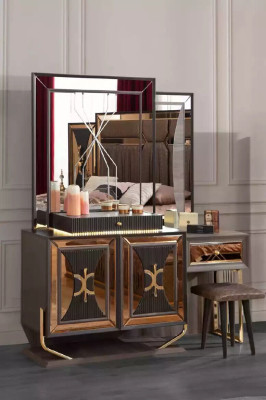 Luxurious Gold Dressing table Console Table Dressing Table Wood Console new