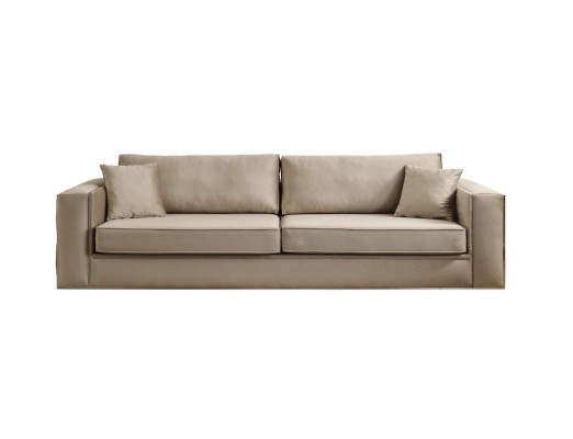 Design Furniture Modern Sofa 3 Seater Living room Luxury beige 235cm Sofas
