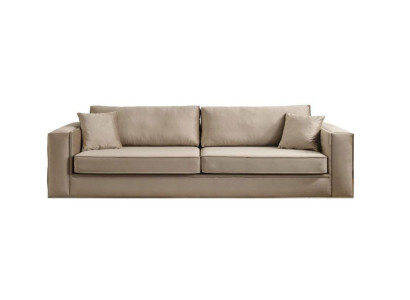 Design Furniture Modern Sofa 3 Seater Living room Luxury beige 235cm Sofas