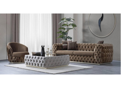 Designer Living room set 3 + 1 Seater Furniture Luxury and Modern set 2 pieces