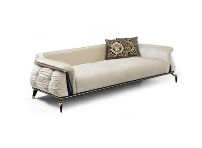 Stylish Sofa 3 Seater Living room Perfect Textile Sofa Upholstery Couches