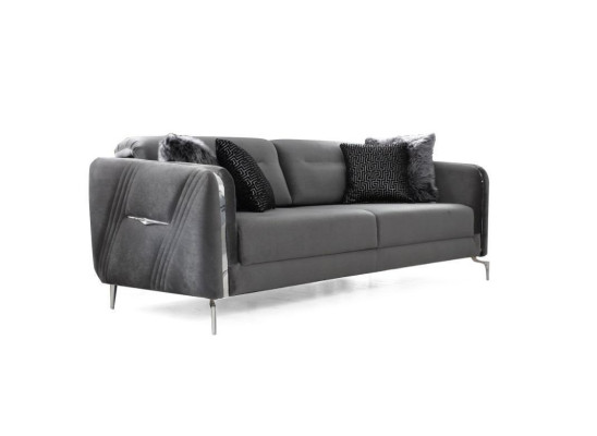 Luxury Sofa Three Seater Modern Upholstery Textile 3 Seater Living room 235cm