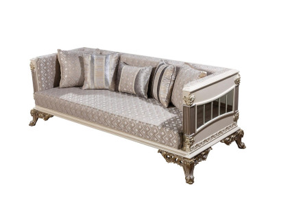 Luxury Three Seater Design Sofa 3 Seater Upholstery Couches Classic Sofas