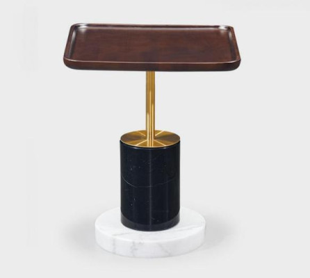 Designer Side table Coffee table Living room Furniture Coffee table Marble Table