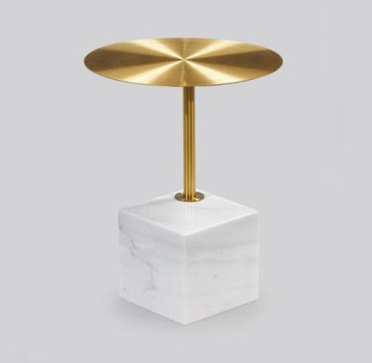 Luxurious White Side table Living room Designer Storage Coffee tables
