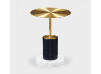 Modern Golderner Marble Side table Living room Tables Round Design