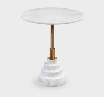 Modern Coffee table Luxury White Table Side Tables Living room Round new
