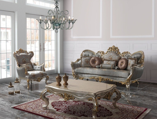 Luxury sofa set complete e couch set gray upholstered sofa fabric sofa