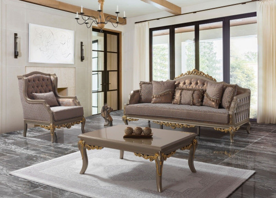 Upholstered sofa Complete e sofa set sofa fabric sofa brown