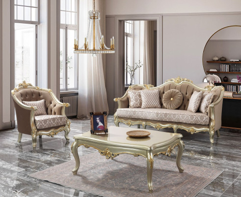 Fabric sofa upholstered sofa suite sofa set beige chesterfield set