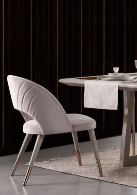 Dining room furniture set Dining room Suite 7pcs Dining table Chairs Beige Wood