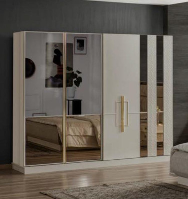 Cabinets Wardrobe Wardrobe Bedroom White Modern Wood Luxury
