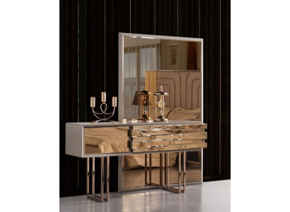 Dressing table Console table Dressing table Dressing table Wood Beige Gold