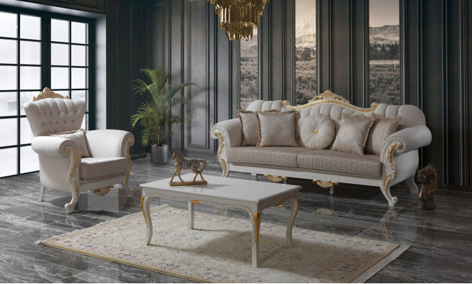 Luxury sofa set complete e couch set beige upholstered sofa fabric sofa