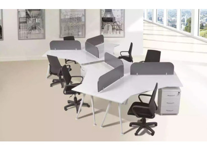 Large Study room Table Office furniture Office Furnishings Workplace Wood