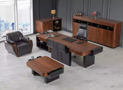 Large Office Cabinet Sideboard Luxury Wooden Furniture Study Room Furnishings Shelf