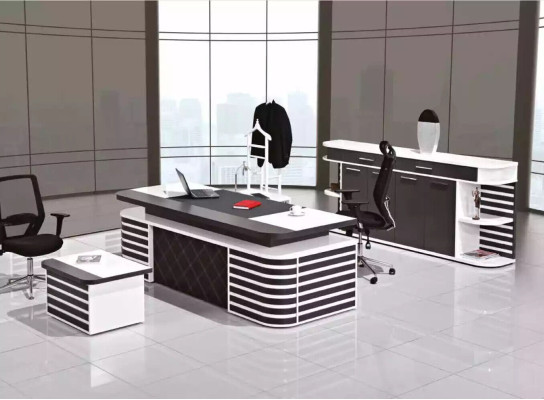 White Office furniture Study room furniture Complete's Set Office Modern Furniture