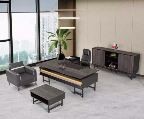 Corner desk Office cupboard Coffee table Modern office furniture luxury design
