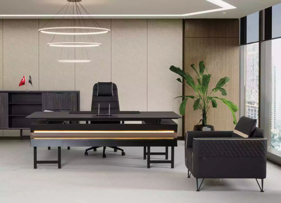 Corner desk Office cupboard Coffee table Modern office furniture luxury design