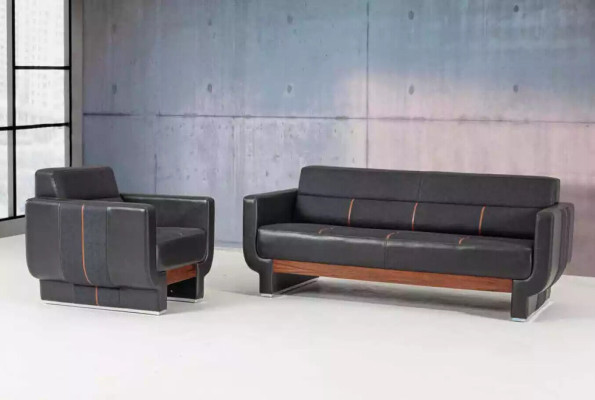Modern Office Furniture Luxury Complete's Study room Set Three Seater Armchair