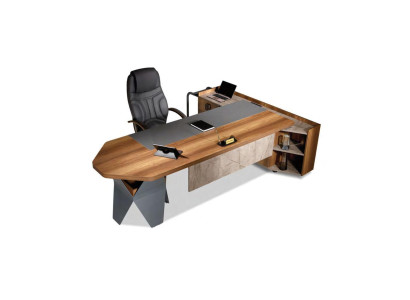 Office desk Desk Corner desk Work table Office Wood Brown