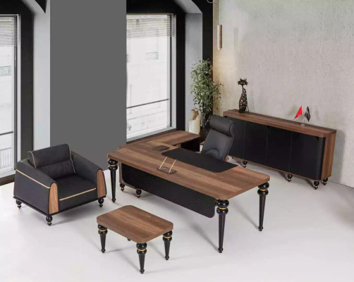 Large Wood Corner desk Study room furniture Chef Tables Wooden furniture