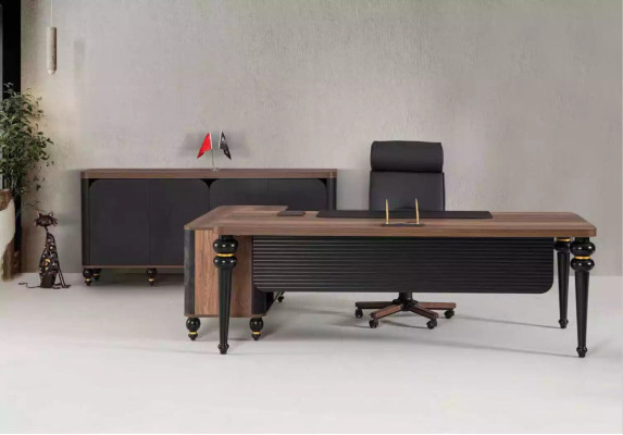 Large Wood Corner desk Study room furniture Chef Tables Wooden furniture
