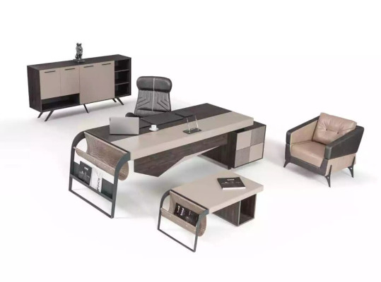 Luxury Study room Corner desk Designer Furniture Office furniture Tables Desk