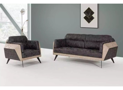 Modern sofa set three-seater couch armchair fabric furniture new set design 3+1