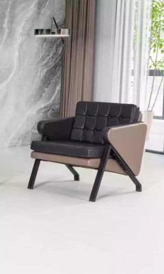 Modern sofa set luxury two-seater armchair upholstery design work furniture 2+1