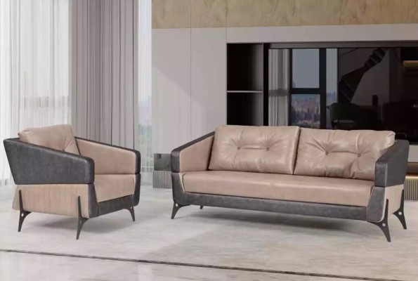 Luxury sofa set sofa beige study room armchair three seater seater 3+1