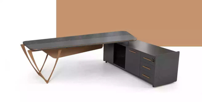 Office furniture Corner desk with drawers Modern Study room Table
