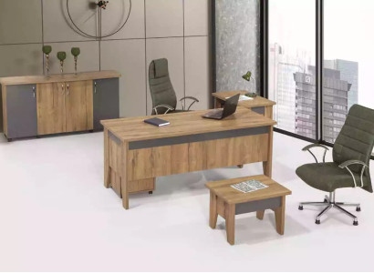 Wooden furniture Study room Set Office furniture Desk Office cabinet 4 pieces